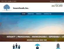 Tablet Screenshot of insuresouth.com